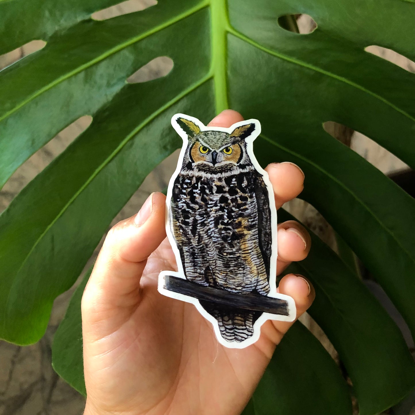 Great Horned Owl sticker