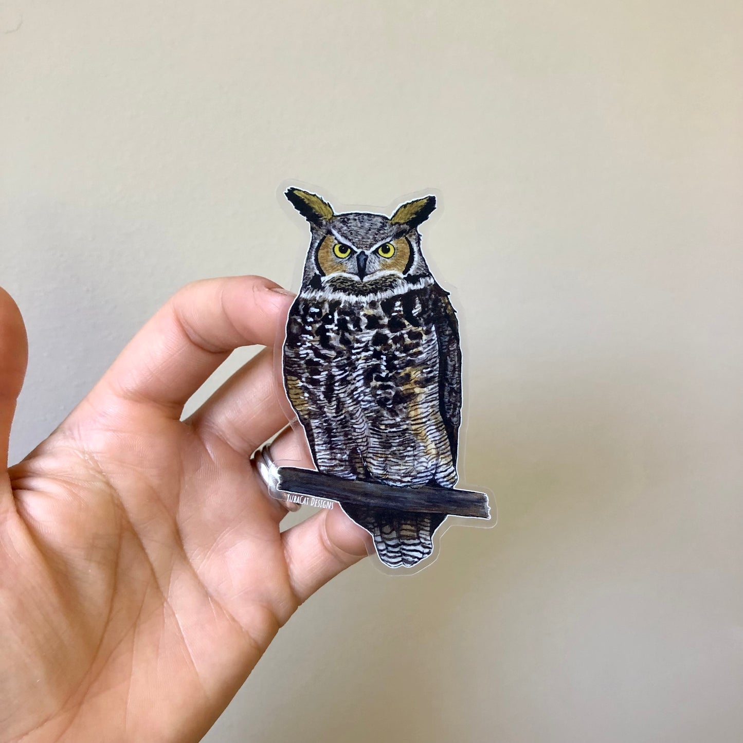 Great Horned Owl sticker