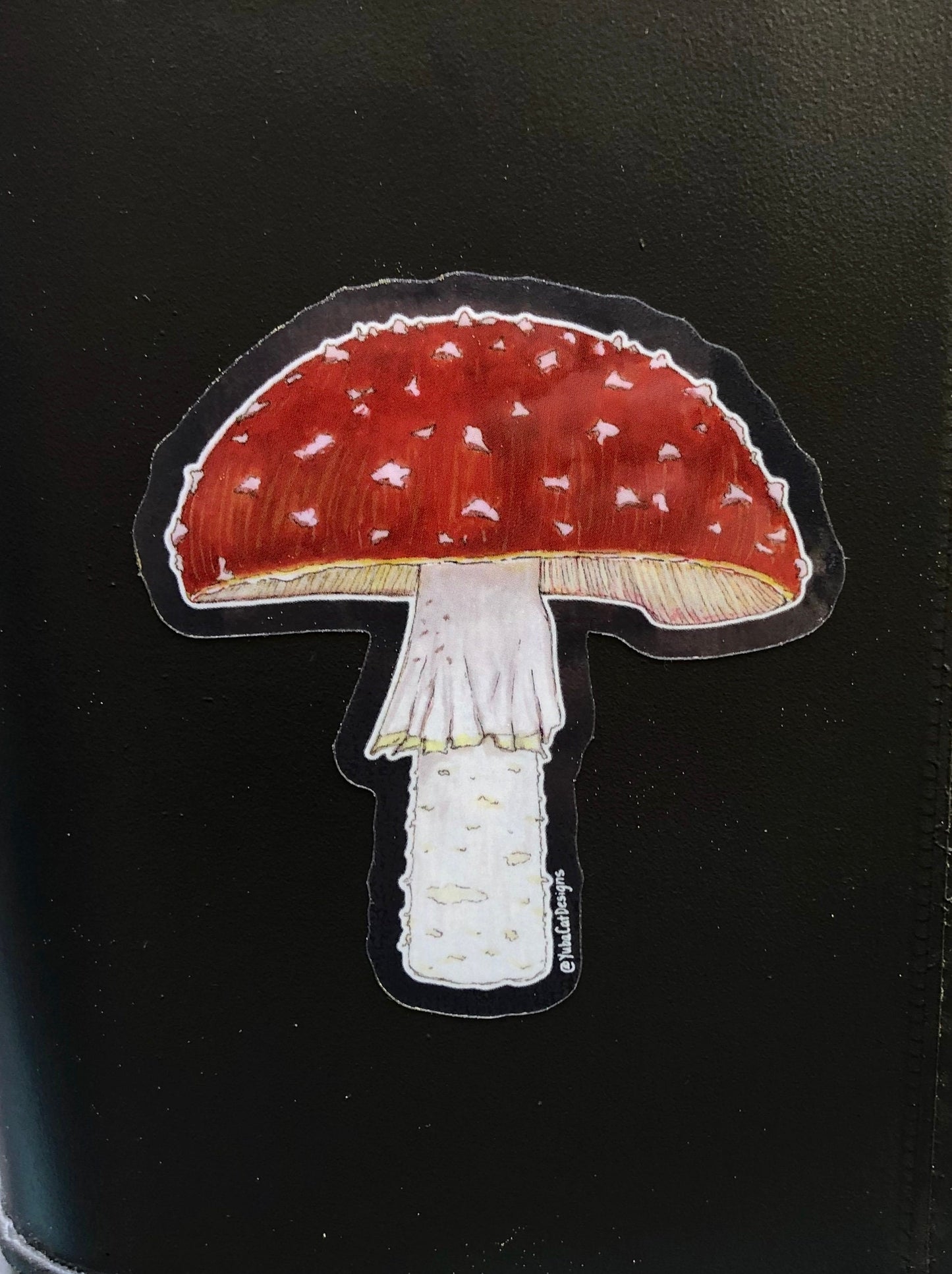 Amanita mushroom sticker